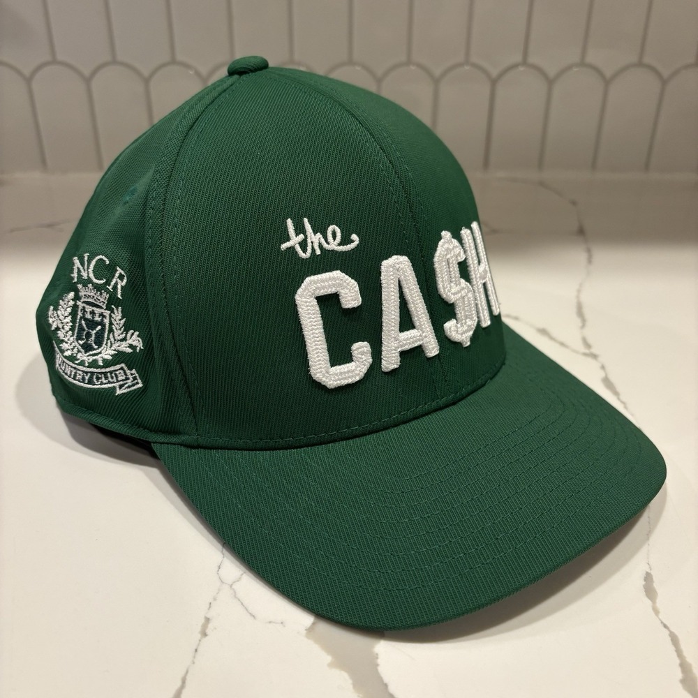 G/FORE "The Cash" 110 FlexFit SnapBack Hat Green NCR Country Club Golf Cap EUC